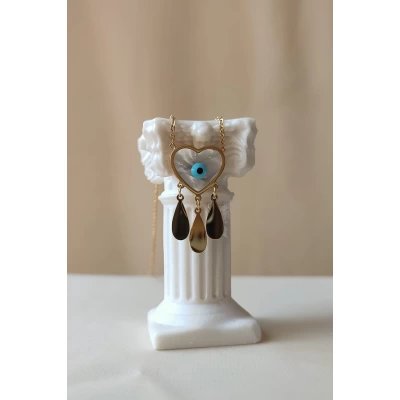 Dream Catcher Kalp Kolye | Çelik